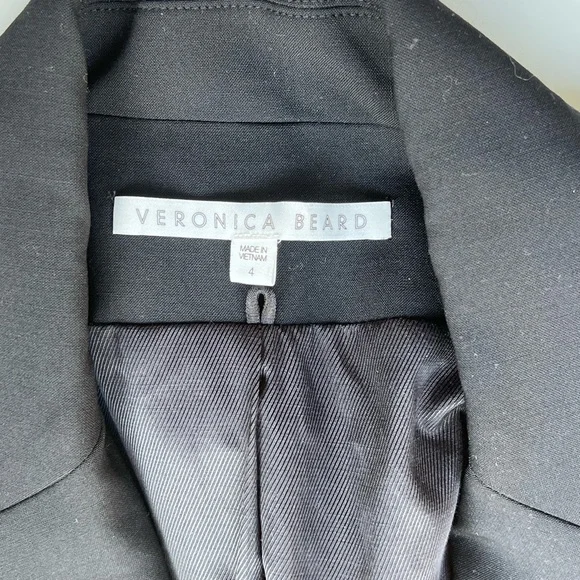 Veronica Beard Black Classic Dickey Blazer or Jacket Size 4 Timeless Elegance